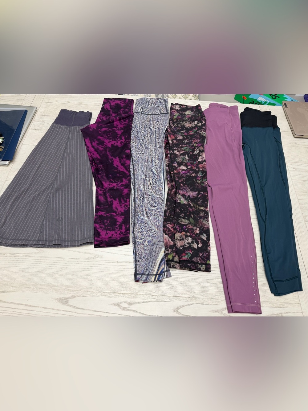 Lululemon Assorted Women's Leggings and Skirt - Purple, Black, Blue, Pink, Gray